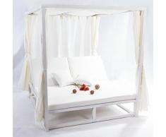 almar garden Cama balinesa Cortinas Aluminio Blanco