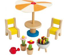 Hape - Set de muebles de jardín de juguete