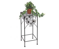 DanDiBo flores taburete de metal búho 60 cm flores soporte 140193-m plantas soporte taburete mesa