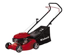 Einhell Cortacésped de gasolina GC-PM 40 (1,2 kW, ajuste de altura de una sola rueda en 3 niveles, larguero de guía plegable, para 800 m²)