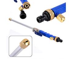 Parkomm High Pressure Power Washer Pared con 2 Spray Nozzle, Pistola de Agua Ideal para Lavado de Coches, riego de jardín y césped, terrazas, pavimentos y Garaje
