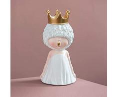 Estatuas de la cabeza de gill de Morton para decoración del hogar, de resina, para mesa, figura nórdica, escultura bonita figura de niña, resina, 4, talla única