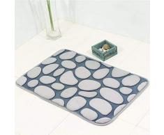 shensc Adoquín en Relieve tapete Puerta de Entrada Alfombra Antideslizante Alfombra de Cocina bebé niños Piso Alfombra baño Exterior Alfombra 40x60cm