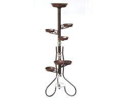 Modelo 5 soporte de columna tipo escalera para flores 126 cm soporte para plantas