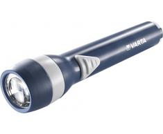 Varta 16600101401 Linterna de plástico ABS, 2AA, 16600 m, Azul, 6