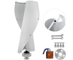 Anhon Kit de Generador de Turbina Eólica 400W 12V Generador de Energía Doméstica Viento Horizontal Diseño de Brida Conveniente Generador vertical