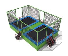 KY Jardín Cama elástica Parque De Trampolín Comercial De Interior For Niños, con Trampolín Y Interior De PVC.