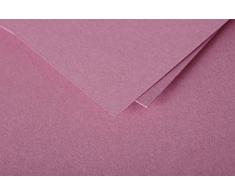 Clairefontaine 55655C - Paquete de 20 Sobres DL - 110x220mm Pollen Rosa Hortensia 120gr