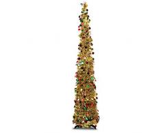 Árbol de Navidad de PVC Color Festivo árbol de Navidad Artificial Plegable Árbol de Navidad 1.5 m para árbol de Navidad