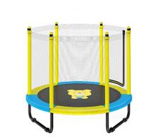 SYLTL Cama Elástica Plegable, Trampolín para Jardin Plegable Comodidad Y Seguridad Mudo Elástico Trampolín Exterior Interior Fácil De Almacenar Diámetro