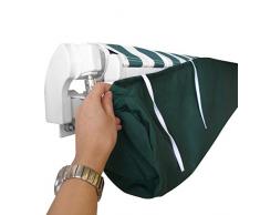 dDanke Toldo de jardín Verde para Patio, Cubierta Protectora contra la Intemperie, Bolsa de Almacenamiento Impermeable para Invierno, Cubierta Antipolvo para Patio Manual