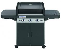 Campingaz 3 Series LS Plus Dual - Barbacoa de Gas con función Completa, Color Gris