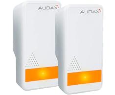 AUDAX Repelente Ultrasónico Mosquitos 2019 Control de Plagas para Las Moscas, Cucarachas, Arañas, Hormigas, Ratas y Ratones, Insectos Antimosquitos Eléctrico Extra Fuerte para Interiores (2-Pack)