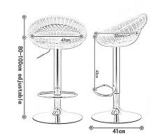 VYC Sillas modernos Muebles Europea barra de imitación Rattan Bar Taburete alto frente simple ocio turística alta heces,1