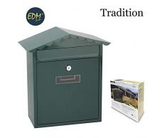 BUZON EN ACERO MODELO TRADITION VERDE