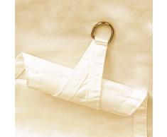 Ommda Toldo Vela Rectangular 95% Protector Solar toldos terraza Impermeables Exterior para Lluvia protección Rayos UV Beige 2x3m