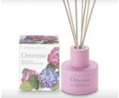 L 'erbolario Ortensia/Hortensia habitación fragancia con varillas de madera