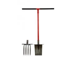 EDT tools, horca y palote cavador (Rojo)