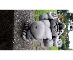 piedra figuras aprox. 7000 Talla difícil gnomo gollom con sacando Enanos Enanos de jardín