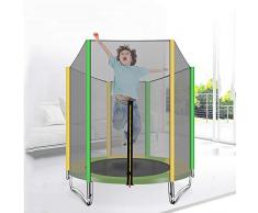WOTR Trampolín de 60 Pulgadas Cama elástica Infantil, Trampolín de con Red de Seguridad, Interior/Exterior Trampolín Fitness para niños Niños Los Mejores Regalos de cumpleaños