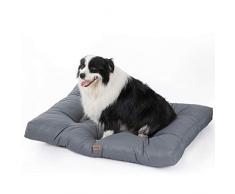 Bedsure Camas para Perros Grandes Impermeable - Colchón Perro Lavable Suave - 110x89x10 cm,Gris,XL
