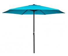HERMO ROUN - Sombrilla para mesa de patio o jardín, 274,3 cm de diámetro (verde)