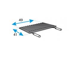 IMEX EL ZORRO 71633 - Parrilla para Barbacoa, INOX, 49 x 41 cm