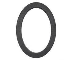 Número de casa Meister de metal ligero, negro, diseño en 3D, buena legibilidad | rotulación | identificación | puerta | pared | puerta del jardín, 423507