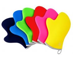 Funda de neopreno barbacoa guante del horno - amarillo