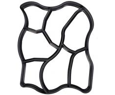 Xyfw Molde Path-Maker para Adoquines Y Pavimentos De Hormigón, Moldes para Piedras, Placas para Jardín, Terraza, Entrada, Remolques, Senderos De Patio, Ayudas para Caminar 2 Piezas