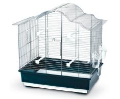 Jaula de pájaros Sophia, azul oscuro, 57 x 36 x 56 cm