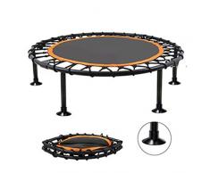 LOY Mini Rebounder Trampoline - Trampolín de Ejercicio Plegable para Interior/Exterior/jardín, Trampolín de Salto portátil,A