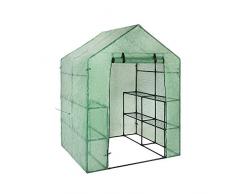 Invernadero de PVC para plantas de invierno, cubierta para plantas de jardín, invernadero, invernadero, invernadero, caseta de cultivo (sin soporte de hierro, solo tapa, maceta)