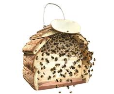ADEPTNA Hotel de Madera para Insectos para Todas Las Criaturas Grandes y pequeñas, casa para Abejas, escarabajos, Hormigas, Mariquitas y Todo Tipo de Insectos