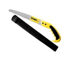 WURKO 275002 - Serrucho podar mango plastico diente japones 27cm. con funda