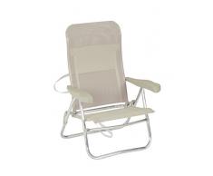 Crespo AL/205-M-34 - Silla Playa Dural. Desmontable. (Multifibra), Color Beige