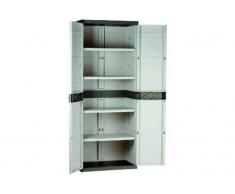 Plastiken M282966 - Armario de resina con 4 estantes plastek 176 x 70 x 44 cm