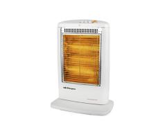 Orbegozo BP0303 Calentador halógeno eléctrico, 1200 W, Blanco