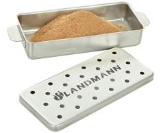 Landmann 13958 Accesorio de Barbacoa/Grill al Aire Libre Ahumador - Accesorios de Barbacoa/Grill al Aire Libre (Ahumador, Plata, 275 mm, 100 mm, 45 mm)