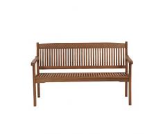 Siena Garden 657016 Nassau - Banco de madera de eucalipto (3 plazas, 150 x 67 x 89 cm)