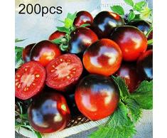 lamta1k 200Pcs Semillas de Tomate Raras orgánicas Hortalizas de Frutas deliciosas Huerto en el jardín Planta de jardín/Flor Fresca Decoración Fresca - Semillas de Tomate Raras