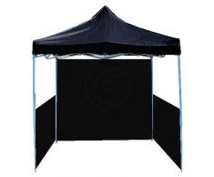 Cablematic Lona Lateral Media para Carpa Plegable de 300cm Negra