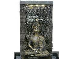 Fuente de agua interior Feng Shui Budha Meditación Zen 42 cm con led blanco
