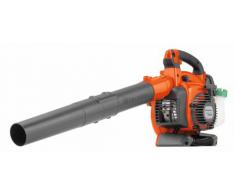 Husqvarna 125BVx - Soplador y aspirador de hojas a gasolina (4,35 kg) Negro, Naranja