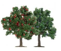 Busch 6649 - 2 árboles frutales HO / TT / N 75 mm