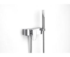 Roca A5A2050C00 - Grifo / Mezclador Exterior Ducha Thesis Cromo Grifería - Grifo Hidrosanitario Monomando - Serie Thesis - Para Baño-Ducha