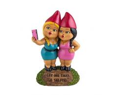 BigMouth Inc Selfie Hermanas Enano de Jardín