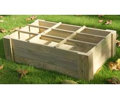 AD servicios Mesa de Cultivo (Huerto Urbano) sin Patas, con Suelo y separadores 60x100x27 cm