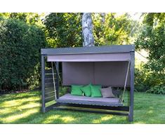 Un toque de lujo en su Terraza, en su jardín. topschicke columpio de madera maciza con gran Camilla de O Asiento. Mucho Espacio para la familia o Amigos. Para relajarse, jugar, escuchar música, diversión y que wohfühlen. TAMBIÉN