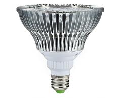 Mudder E27 12W LED crece 45mil Luz para Angiosperma, Sistema de Hidroponía y hortalizas, de ahorro de energía Downlight Proyector para jardín, Patio